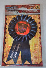 Load image into Gallery viewer, Transformers Guest Of Honor "You're The Hero Today" Stick On Button Badge
