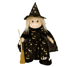 Load image into Gallery viewer, Ty Gear for Plush Beanie Kids Black Witch Outfit Clothing (Retired)
