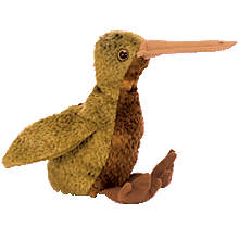 Load image into Gallery viewer, Ty Beanie Babies Beak The ty-dye Kiwi Bird (Retired)
