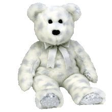 Load image into Gallery viewer, Ty Beanie Buddy The Beginning Bear with Stars (Retired)
