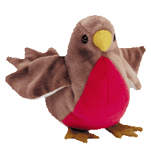 Load image into Gallery viewer, Ty Beanie Baby Bird Early The Robin (Retired)
