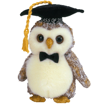 Ty Beanie Babies Smarter the Owl Class of 2002 (Retired)
