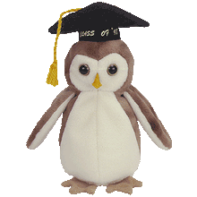 Load image into Gallery viewer, Ty Beanie Babies Wise the Owl Class of 1998 (Retired)
