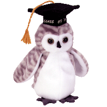 Load image into Gallery viewer, Ty Beanie Babies Wiser the Owl Class of 1999 (Retired)
