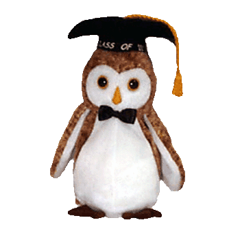 Ty Beanie Babies Wisest the Owl Class of 2000 (Retired)
