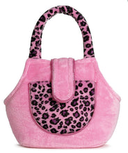 Load image into Gallery viewer, Webkinz Tote Pet Animal Carrier Pink &amp; Leopard Print Purse Holder WEB000154
