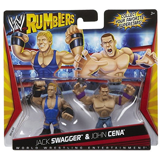 WWE Rumblers Jack Swagger And John Cena Figure 2-Packs